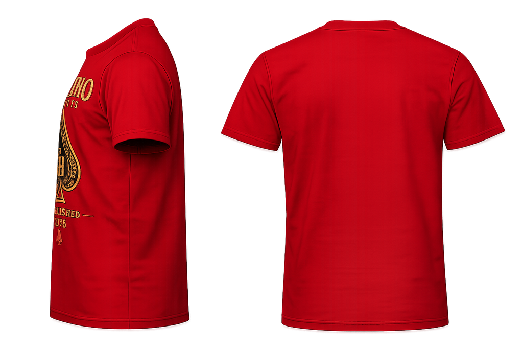 Casino Heights Established 2026 Graphic Tee – Red