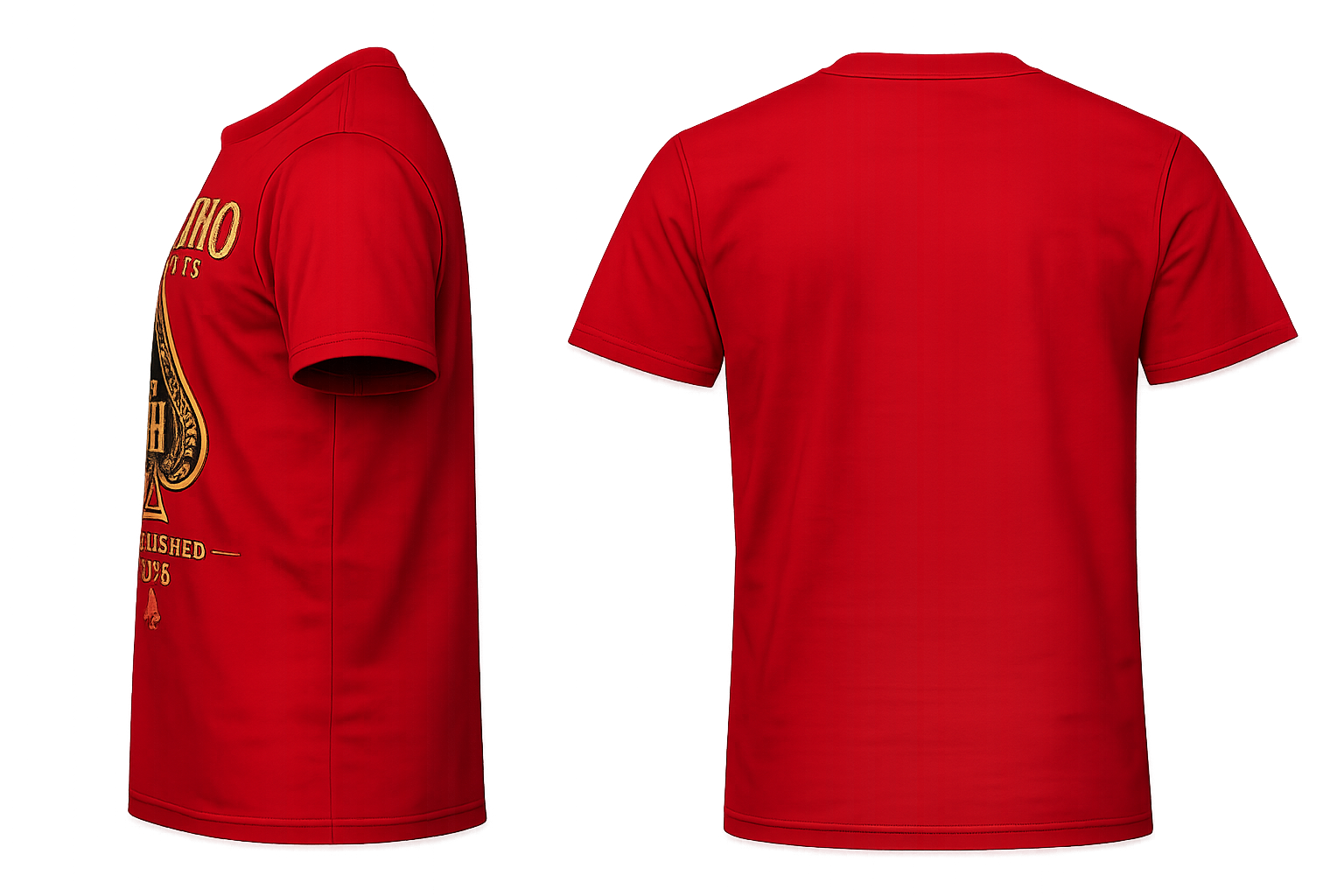 Casino Heights Established 2026 Graphic Tee – Red